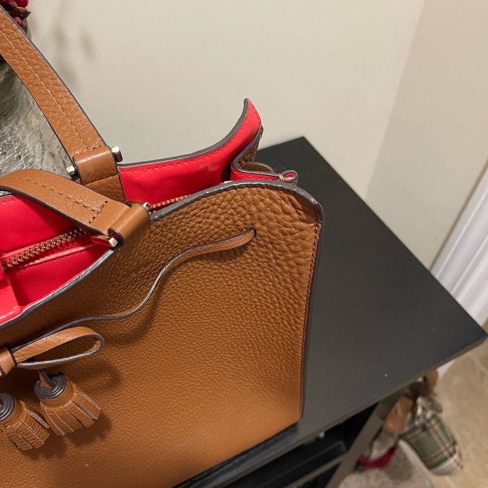 Kate Spade Brown Leather Shoulder Bag - Picture 4 of 13